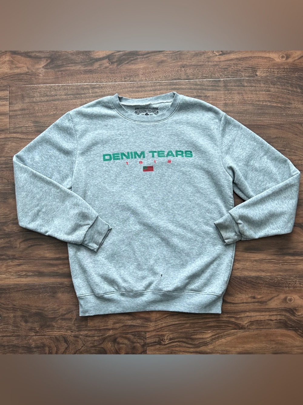 Denim Tears Grey Crewneck Sweatshirt